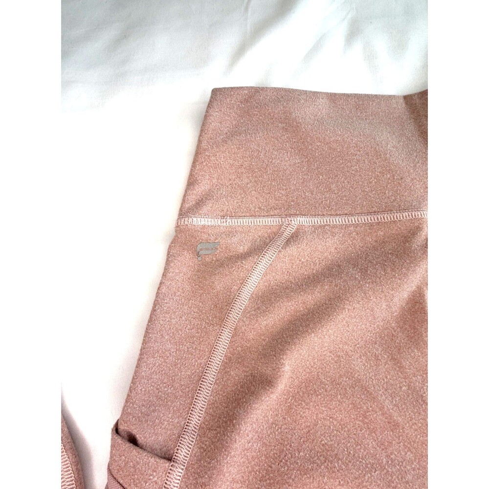 Fabletics On-The-Go PowerHold® Medium-Rise Capri | Rosebloom Heather | S - Picture 9 of 14